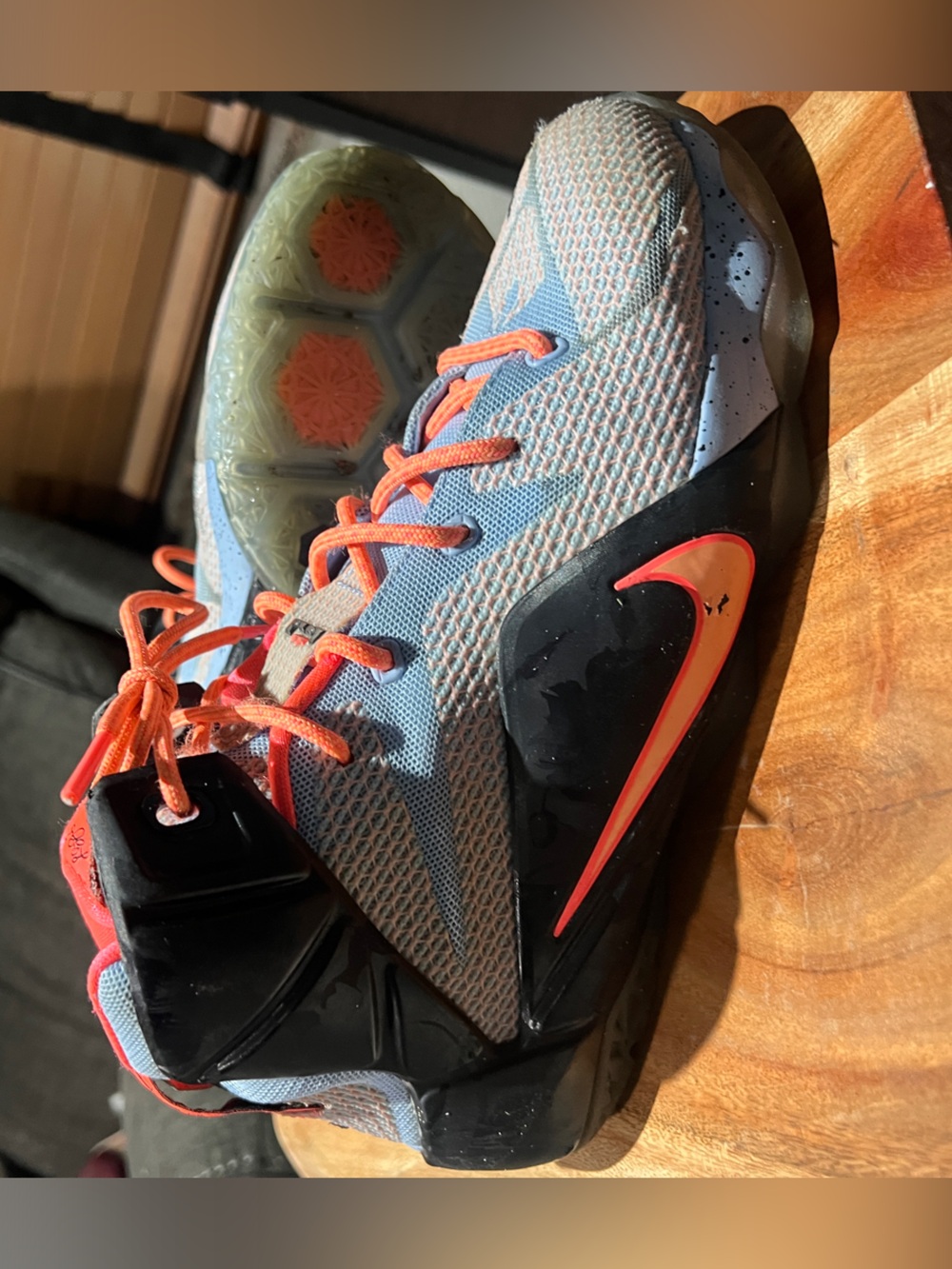 Nike Lebron 12 XII Easter Aluminum Sunset (Men’s women’s kids size 6.5) - Picture 3 of 5